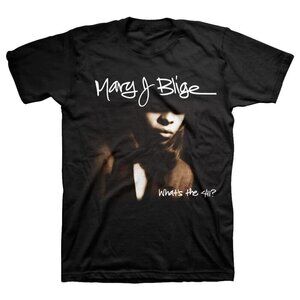 Mary J Blige Whats The 411 Retro Vintage Music Fan Gift Graphic T-Shirt 103